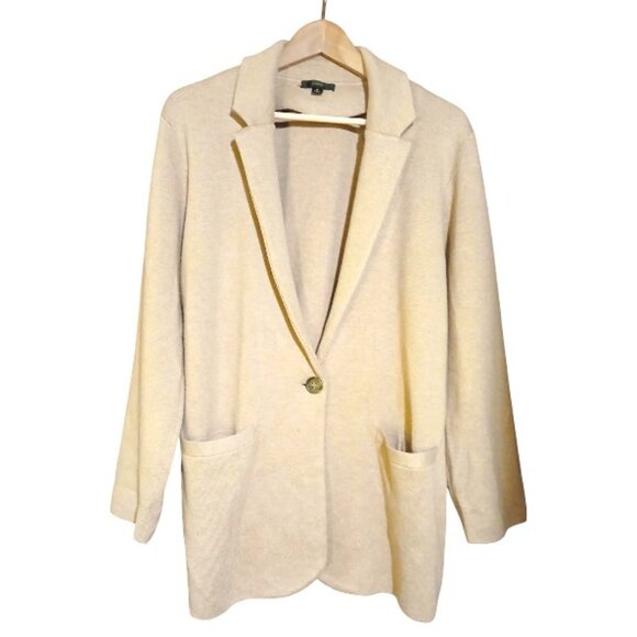 J. CREW Merino Wool Schoolboy Cardigan Camel Cardigan EUC - Picture 2 of 10